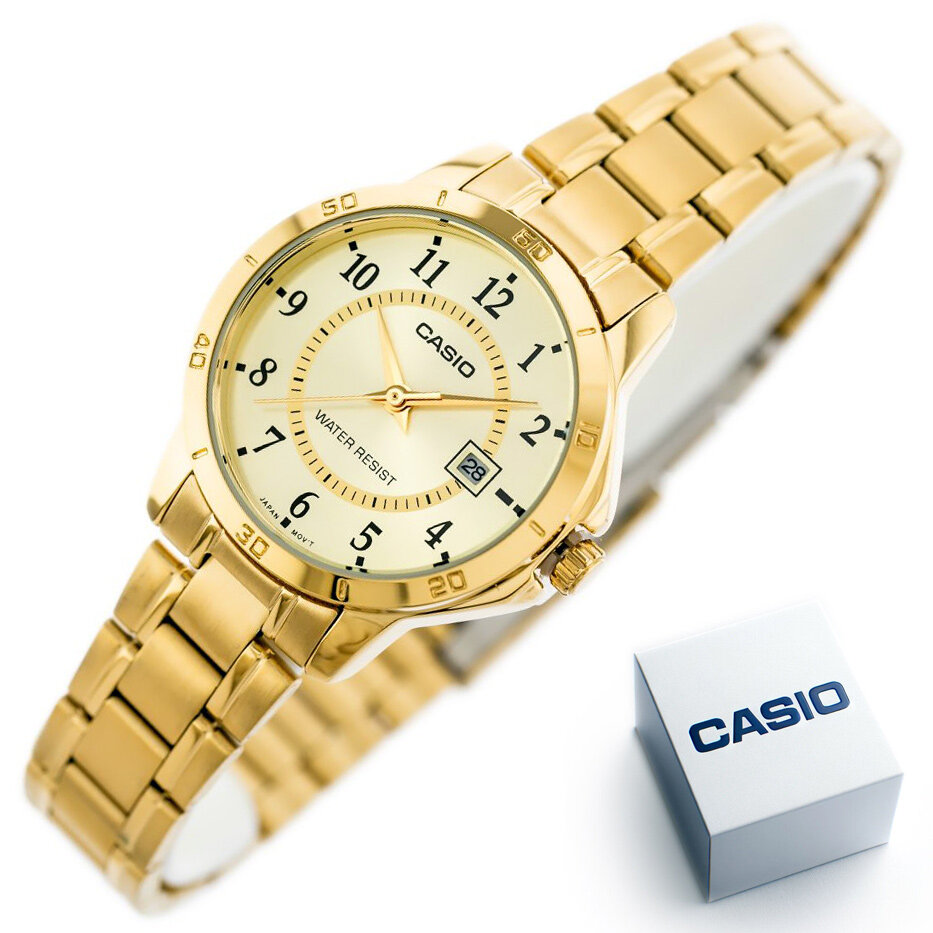 ZEGAREK DAMSKI CASIO LTP-V004G-9B (zd568c) + BOX