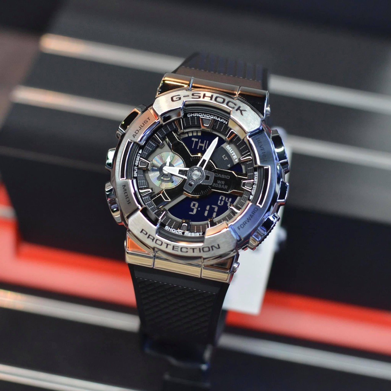 ZEGAREK MĘSKI CASIO G-SHOCK G-STEEL Premium GM-110-1AER (zd127a)