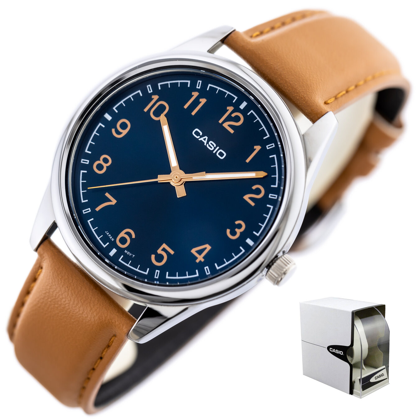 ZEGAREK MĘSKI CASIO MTP-V005L-2B4 (zd066i) + BOX