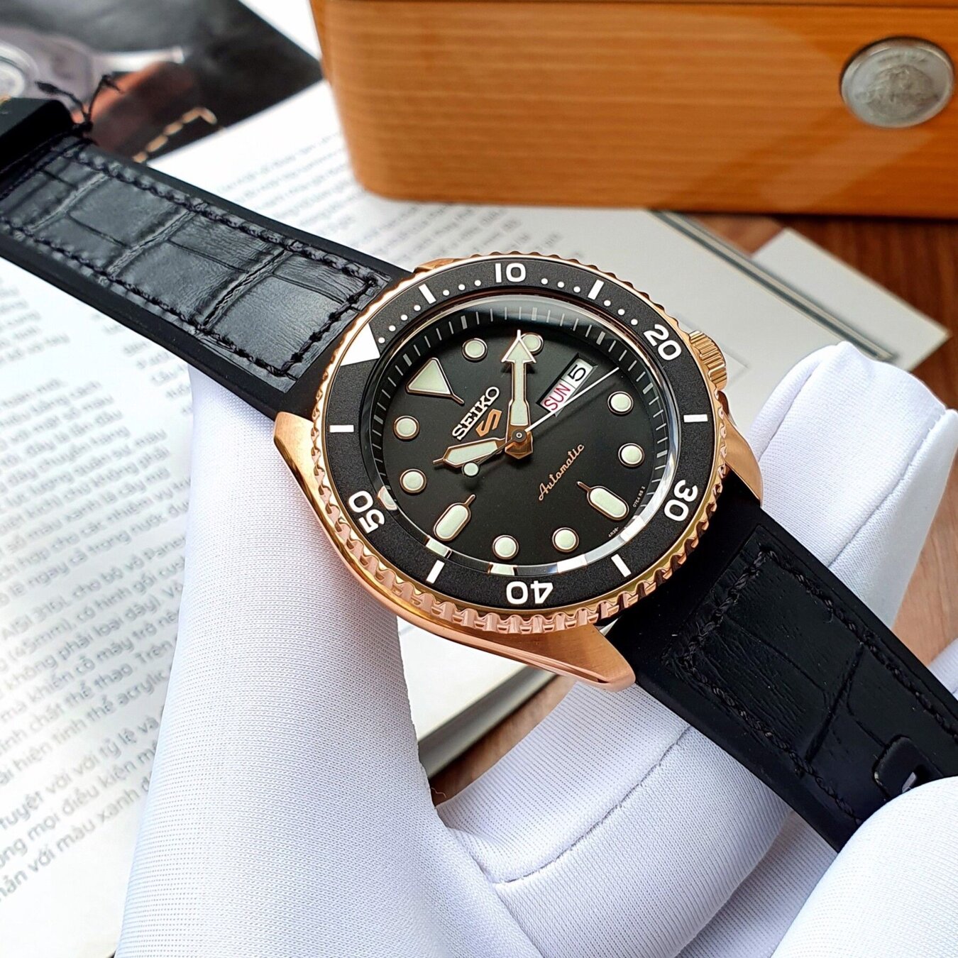 ZEGAREK MĘSKI SEIKO SRPD79K1+ BOX