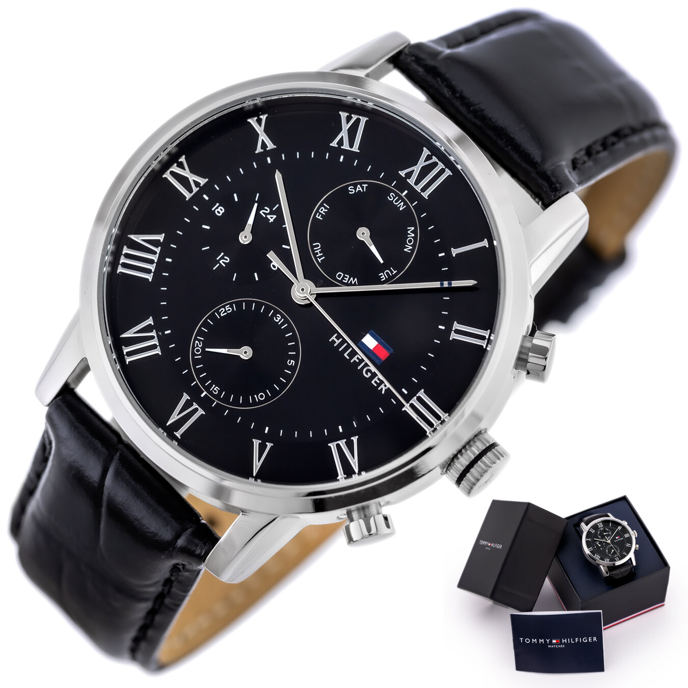 ZEGAREK MĘSKI TOMMY HILFIGER 1791401 KANE (zf045c) + BOX