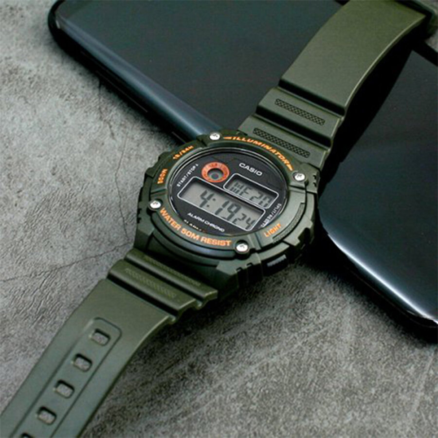 Zegarek Męski Casio W-216H-3B + BOX