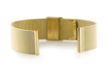 301G bracelet - HQ mesh - gold - 22mm