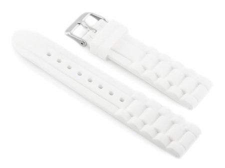 904W rubber watch strap - notched - 20mm