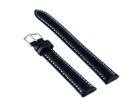 BISSET BS-203 leather watch strap - 12mm