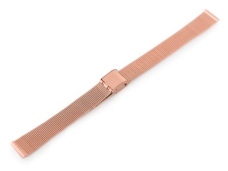 Bracelet 301RG - HQ mesh - rosegold - 12mm