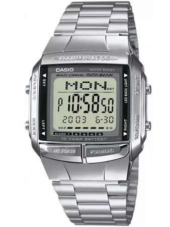 CASIO DATABANK MEN'S WATCH DB-360-1A (zd161a) + BOX