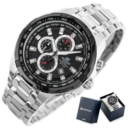 CASIO EDIFICE MEN'S WATCH EFR-539D-1A - 10ATM (zd114a) + BOX