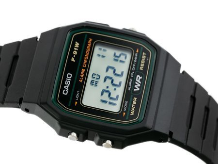 CASIO MEN'S WATCH F-91W-3DG (zd102c) + BOX