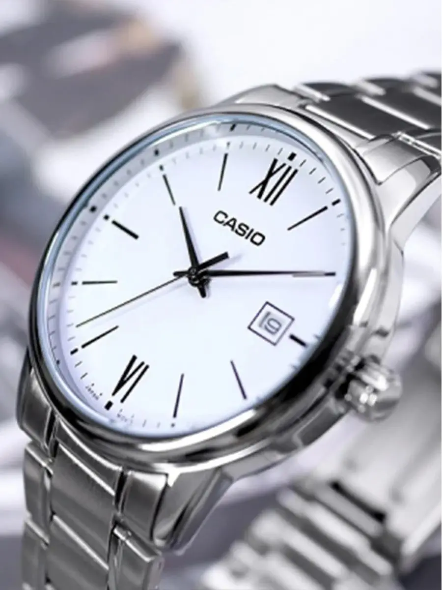 CASIO MEN'S WATCH MTP-V002D-7B3 + BOX (zd223c)