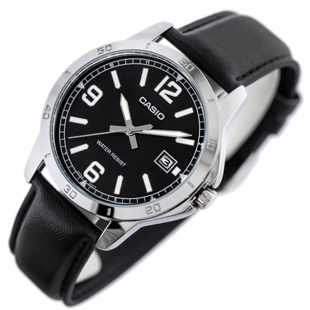 CASIO MEN'S WATCH MTP-V004L-1B + BOX (zd046g)