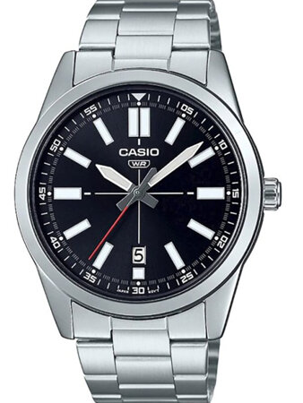 CASIO MEN'S WATCH MTP-VD02D-1E (zd217b) + BOX