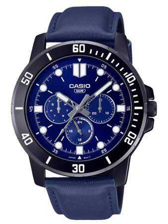 CASIO MEN'S WATCH MTP-VD300BL-2E + BOX