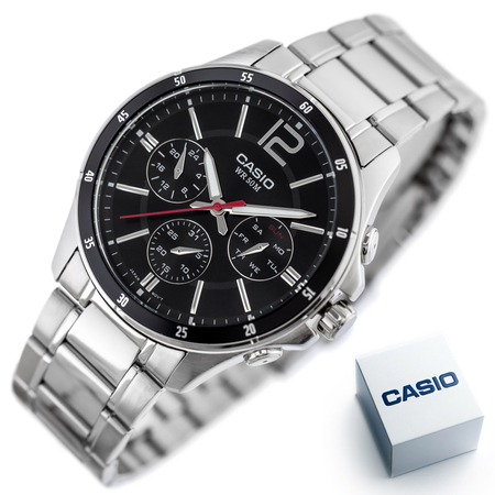 CASIO MTP-1374D 1AV MEN'S WATCH (zd063b) + BOX