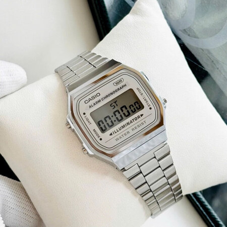 CASIO Retro Vintage UNISEX WATCH A168WA-8A + BOX