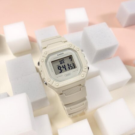 CASIO UNISEX WATCH W-218HC-8A + BOX (zd208e)