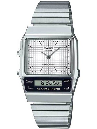 CASIO Vintage Dual Time UNISEX WATCH AQ-800E-7A + BOX