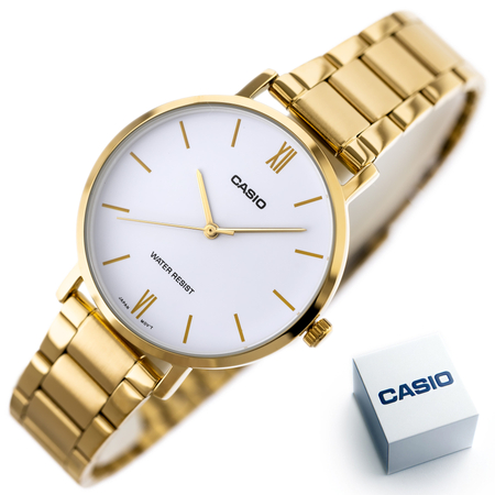 CASIO WOMEN'S WATCH LTP-VT01G-7BUDF + BOX