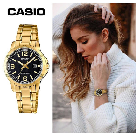 Casio LTP-V004G-1B women's watch (zd642a) + BOX