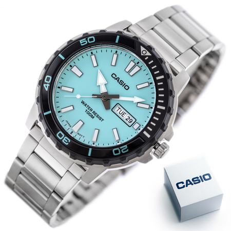 Casio Men's Watch MTD-125D-2A2 + BOX WR100