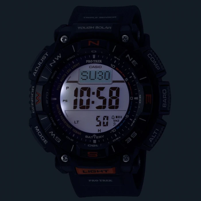 Casio Pro-Trek SOLAR MEN'S WATCH PRG-340-1ER + BOX