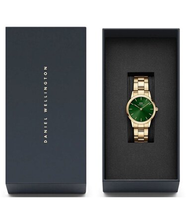 DANIEL WELLINGTON WOMEN'S WATCH DW00100419 Iconic Emerald 36mm + BOX