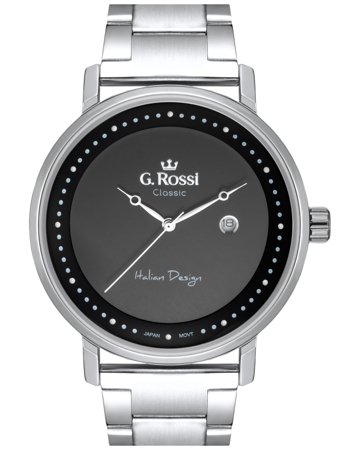 G. ROSSI WATCH - C6182B-1C1 (zg256a) s./black + BOX