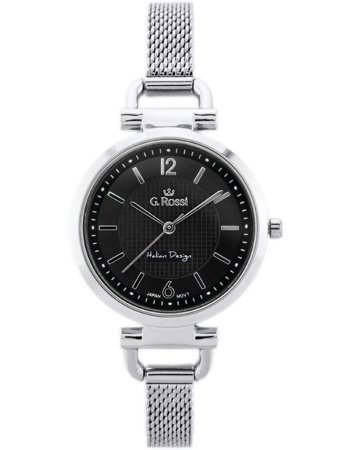 G. ROSSI WATCH - LESTI - 3652B (zg772b) - silver/black + BOX