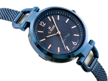 G. ROSSI WATCH - LESTI - 3652B (zg772h) - blue + BOX