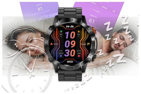 GRAVITY GT20-1 MEN'S SMARTWATCH - AMOLED, ADDITIONAL BELT (sg024a)