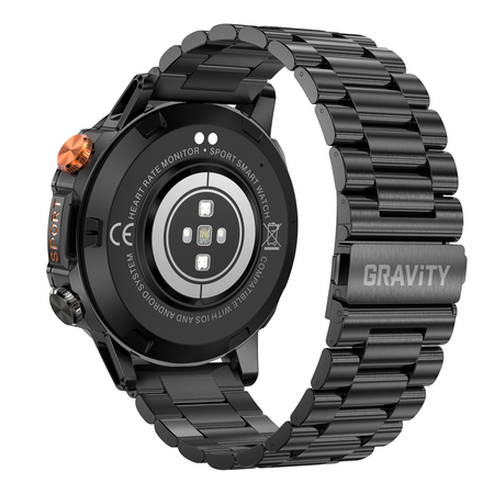 GRAVITY GT20-1 MEN'S SMARTWATCH - AMOLED, ADDITIONAL BELT (sg024a)