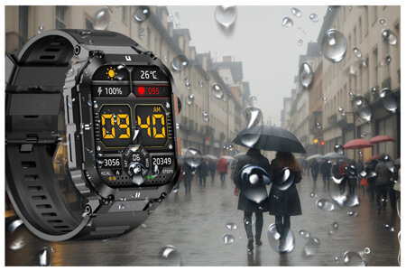 GRAVITY GT6-1 MEN'S SMARTWATCH - CALL EXECUTION, SNOW MONITOR (sg020a)