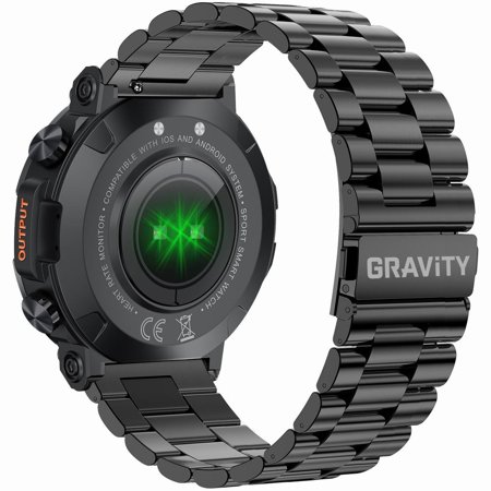 GRAVITY GT7-2 PRO MEN'S SMARTWATCH - MAKING CALLS, PULSOKSYMETER (sg018b)