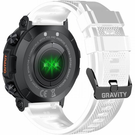 GRAVITY GT7-6 PRO MEN'S SMARTWATCH - CONNECTIONS, PULSOKSYMETER (sg018f)