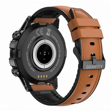 GRAVITY GT9-7 MEN'S SMARTWATCH - CONNECTIONS MAKER, PRESSURE METER (sg021g)