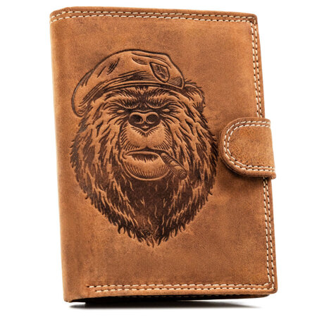 Leather wallet RFID ALWAYS WILD N4L-CHM-BEAR-2