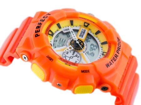 MEN'S PERFECT SHOCK WATCH (zp219f) - orange