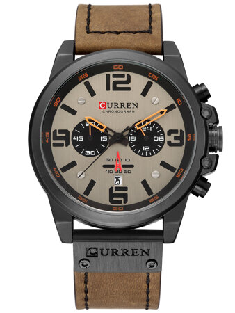 MEN'S WATCH CURREN 8314 - CHRONOGRAPH (zc034b) + BOX