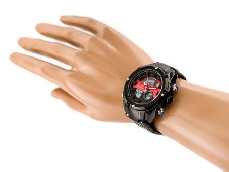 NAVIFORCE GLOCK MEN'S WATCH (zn039c) - black/red