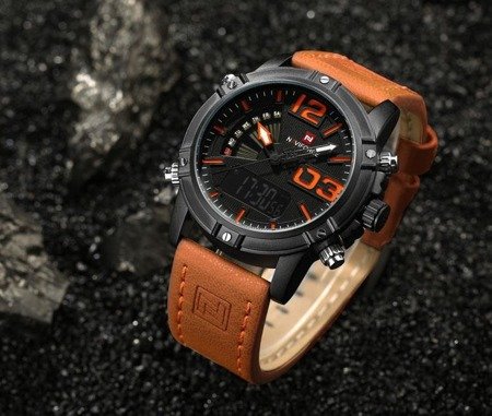 NAVIFORCE MEN'S WATCH - CYCLONE (zn036d) + BOX