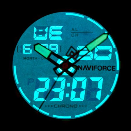 NAVIFORCE MEN'S WATCH - NF9093 (zn041f) - blue + BOX