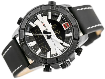 NAVIFORCE MEN'S WATCH - NF9114 (zn046a) - black/silver