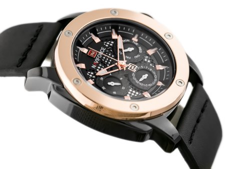 NAVIFORCE MEN'S WATCH - NF9116 (zn057b) - black/rosegold