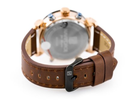 NAVIFORCE MEN'S WATCH - NF9132 (zn073d) - brown/rose + box