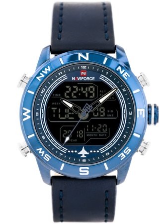 NAVIFORCE MEN'S WATCH - NF9144 (zn077e) - blue + box