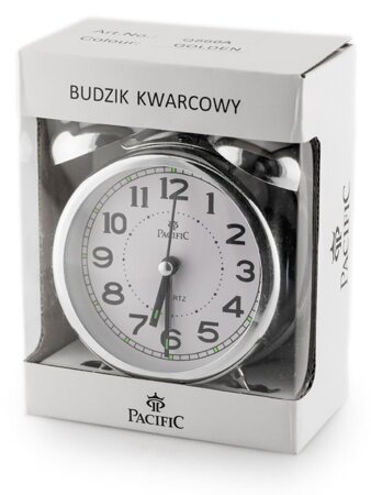 PACIFIC Q860A alarm clock - silver (do032a)