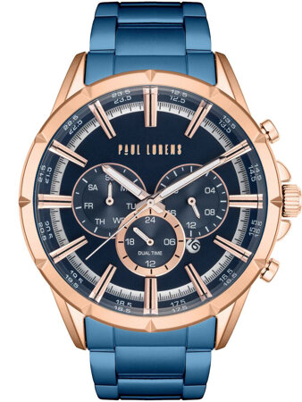 PAUL LORENS MALE WATCH - PL13605B-6F3 (zg359e) + BOX