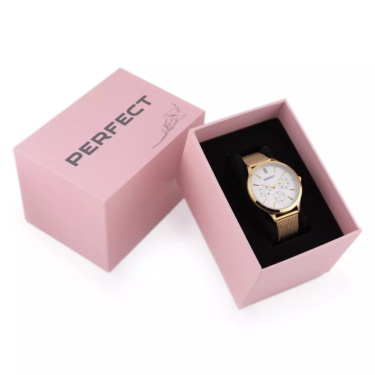 PERFECT F372-04 WOMEN'S WATCH (zp521b) + BOX