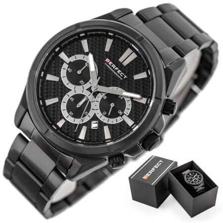 PERFECT MALE WATCH M501CH-07 - CHRONOGRAPH (zp381c) + BOX