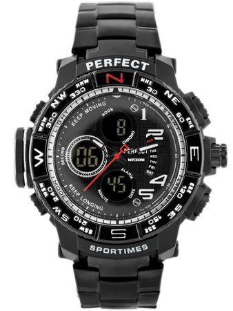 PERFECT MEN'S WATCH - A896 (zp260b) + BOX